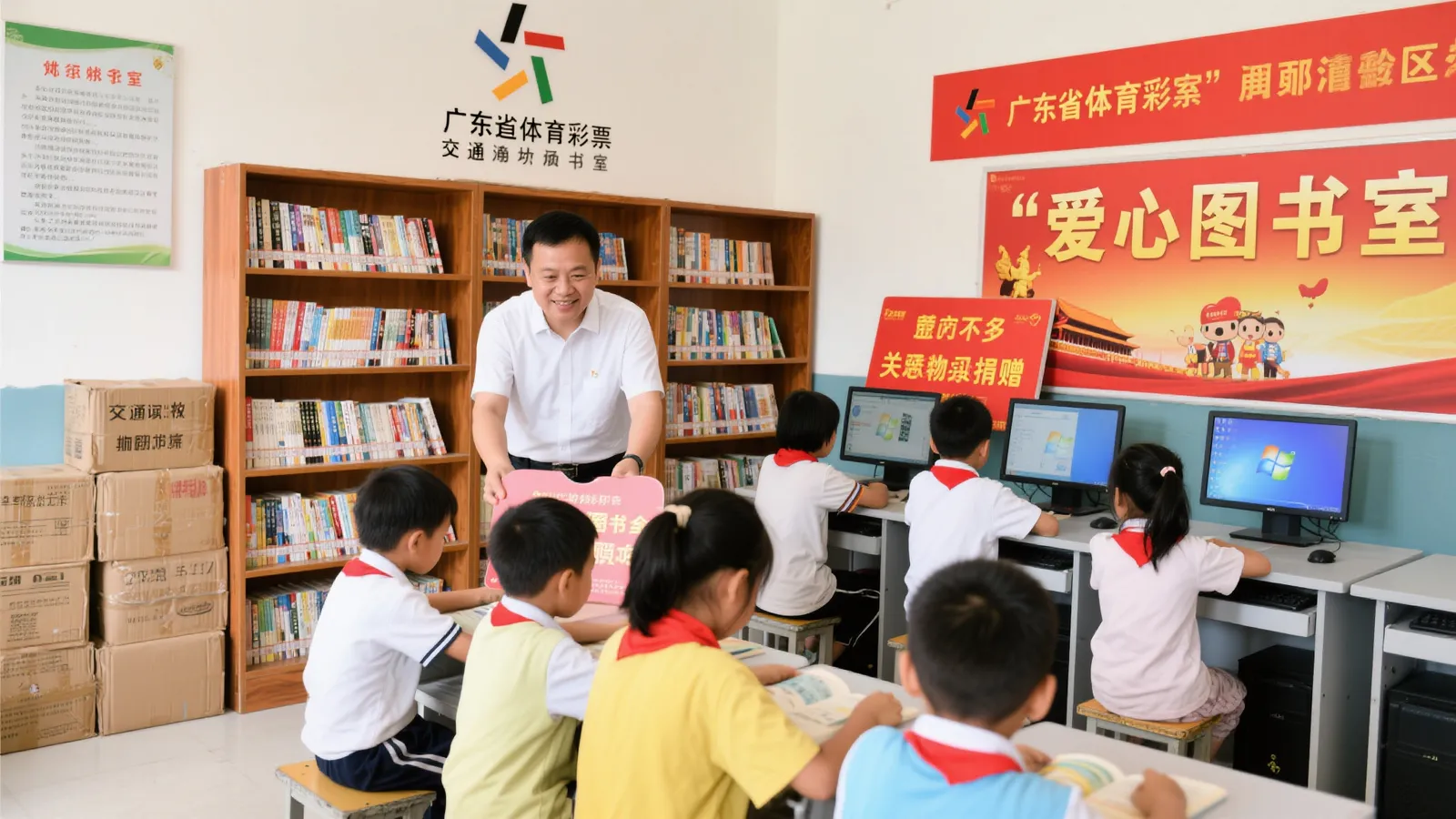 微光点亮未来——广东体彩‘爱心图书室’十载温情