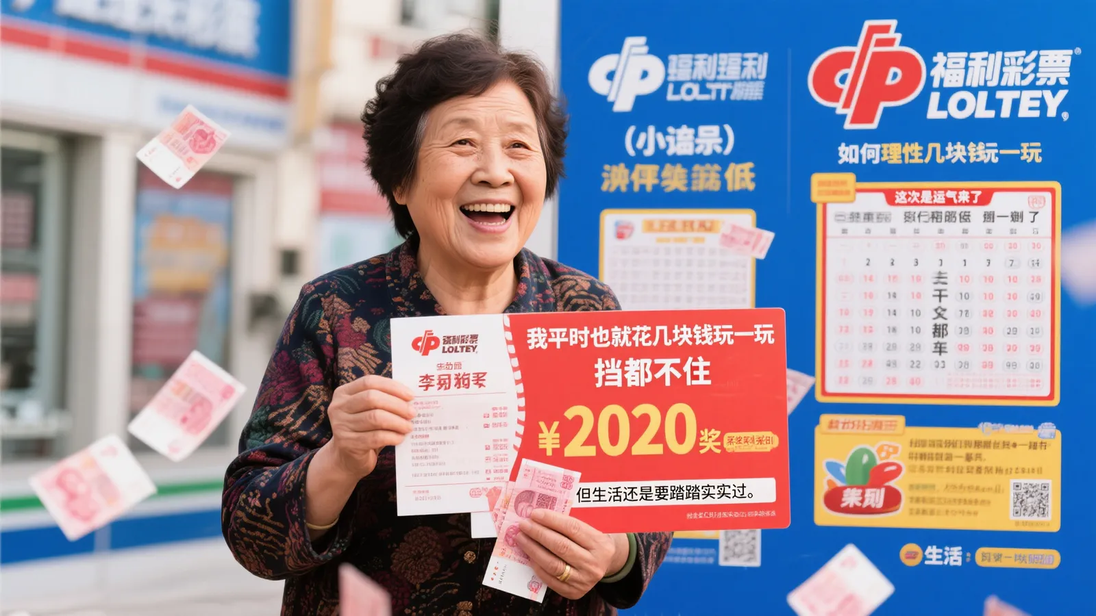 阿姨喜中福彩25万：女儿新婚带来好运！