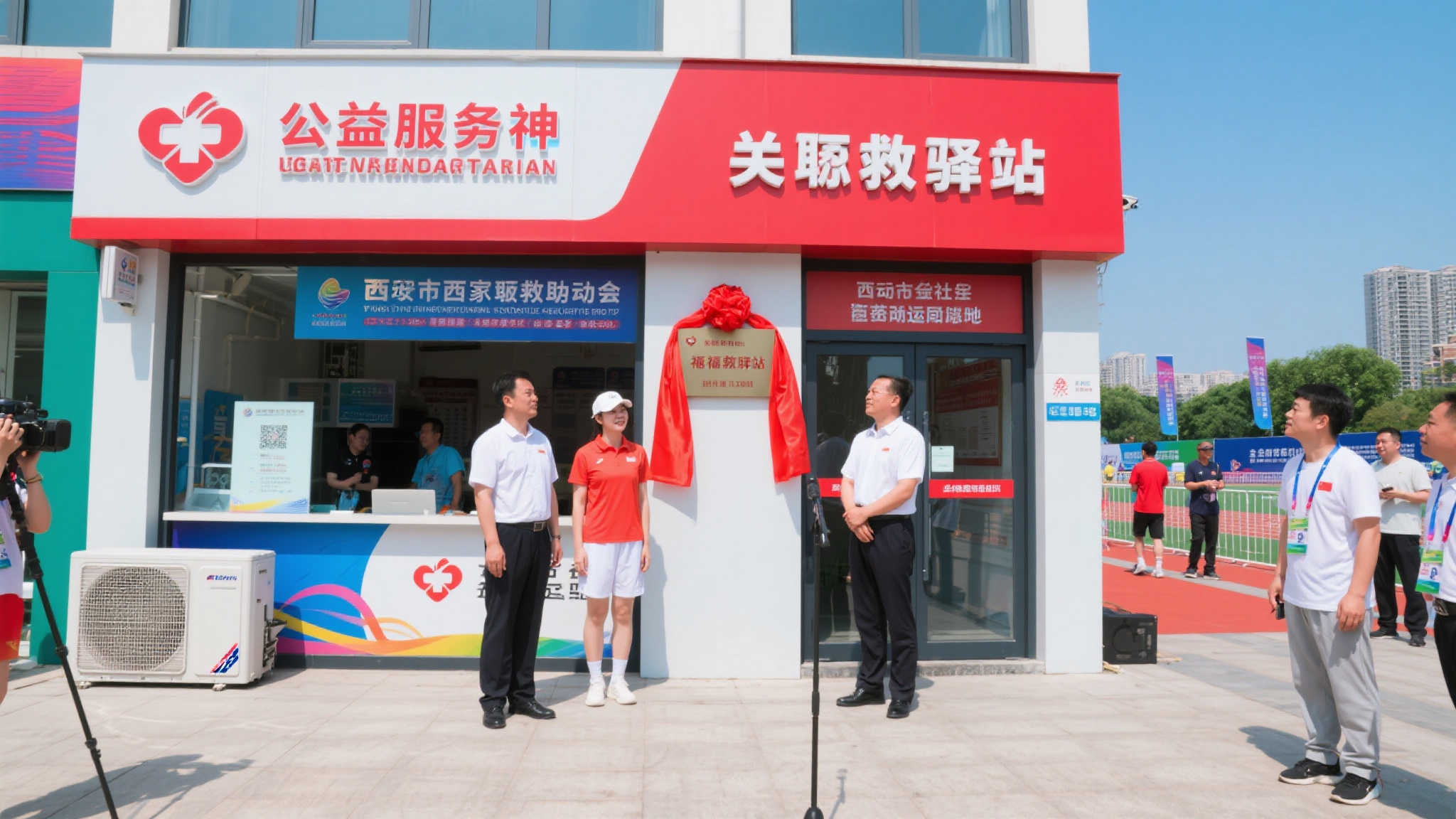 西安首家福彩救助驿站揭牌，全力支持十四运