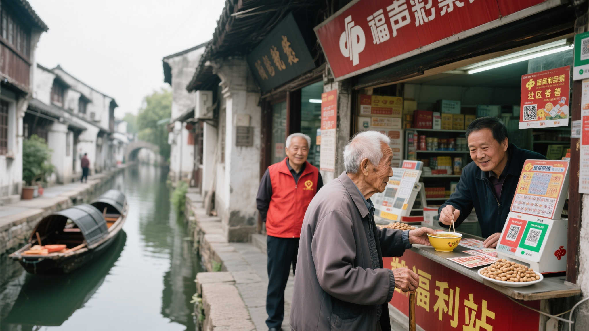 温情涌动绍兴街巷，福彩小站传递善意